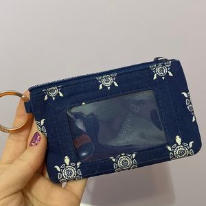 Navy Blue Turtle Vera Bradley ID holder / wallet